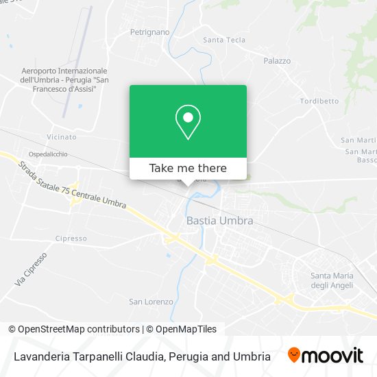Lavanderia Tarpanelli Claudia map