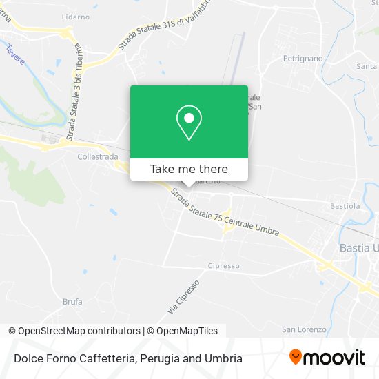 Dolce Forno Caffetteria map