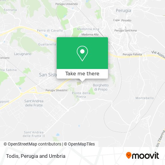 Todis map