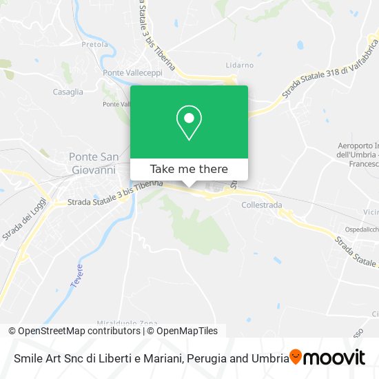 Smile Art Snc di Liberti e Mariani map