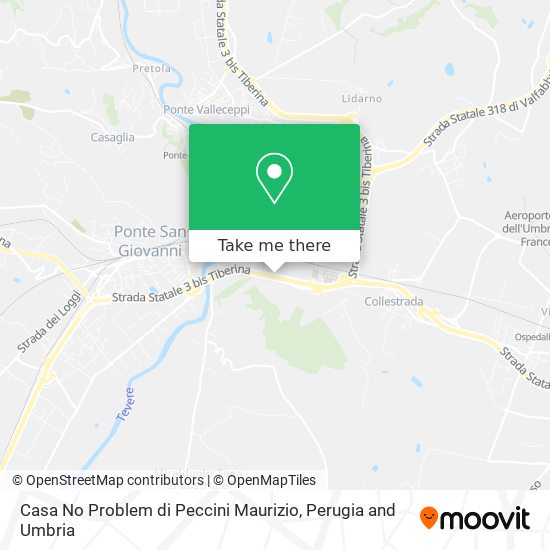 Casa No Problem di Peccini Maurizio map