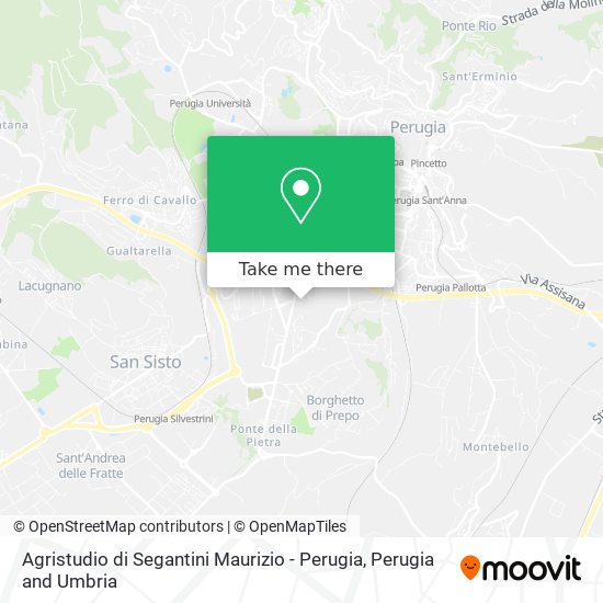 Agristudio di Segantini Maurizio - Perugia map
