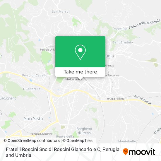 Fratelli Roscini Snc di Roscini Giancarlo e C map
