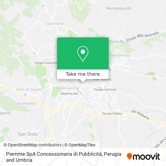 Piemme SpA Concessionaria di Pubblicità map