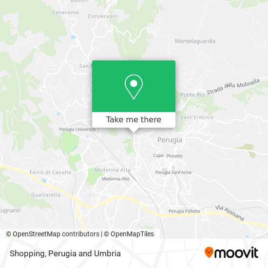 Shopping map