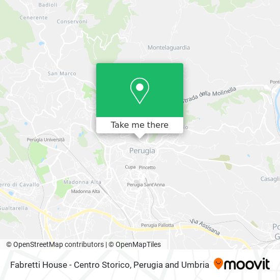 Fabretti House - Centro Storico map