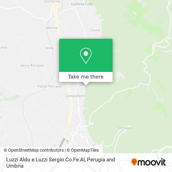 Luzzi Aldo e Luzzi Sergio Co.Fe.Al map