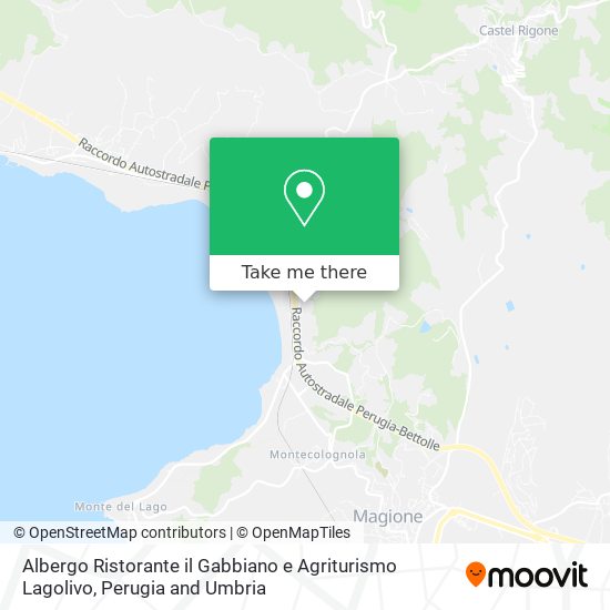 Albergo Ristorante il Gabbiano e Agriturismo Lagolivo map