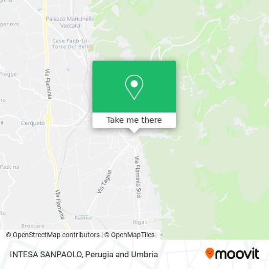 INTESA SANPAOLO map