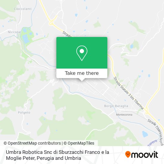 Umbra Robotica Snc di Sburzacchi Franco e la Moglie Peter map