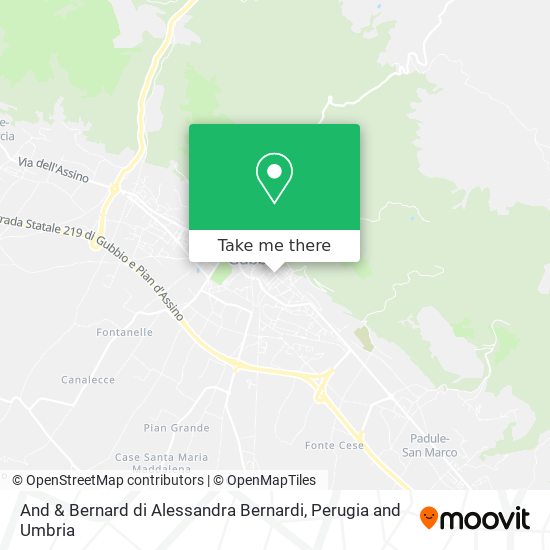 And & Bernard di Alessandra Bernardi map