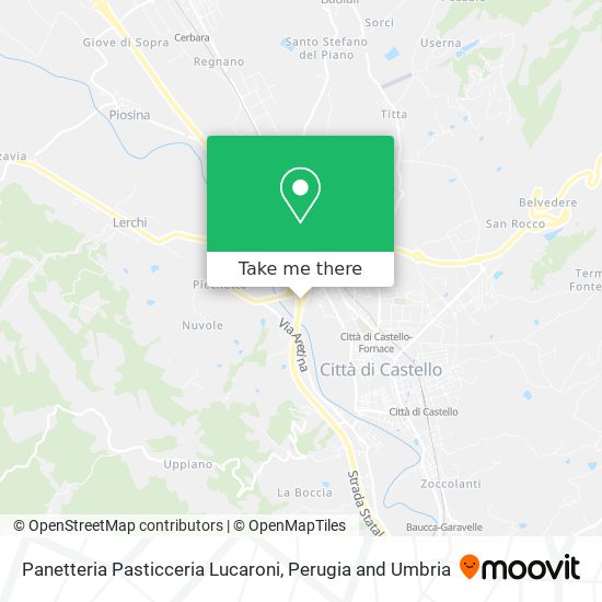 Panetteria Pasticceria Lucaroni map
