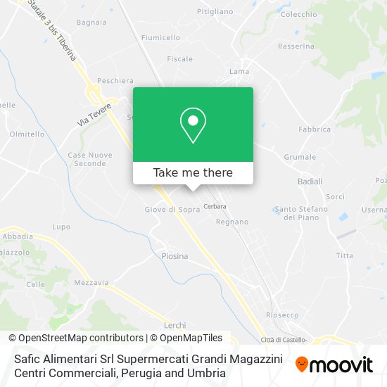 Safic Alimentari Srl Supermercati Grandi Magazzini Centri Commerciali map
