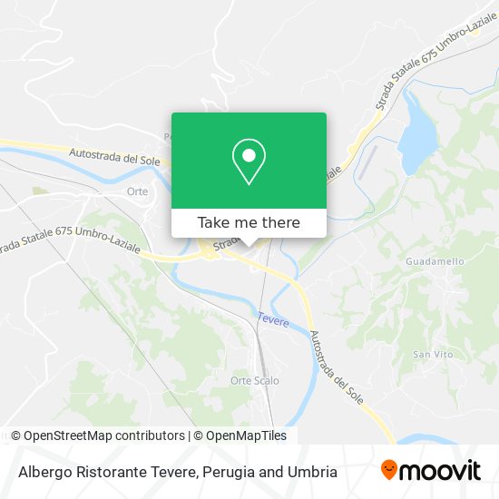 Albergo Ristorante Tevere map