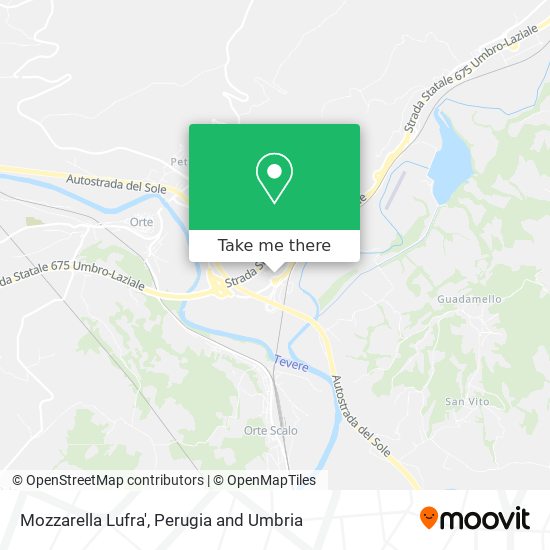 Mozzarella Lufra' map