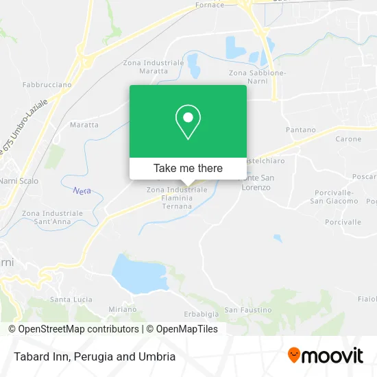 Tabard Inn map