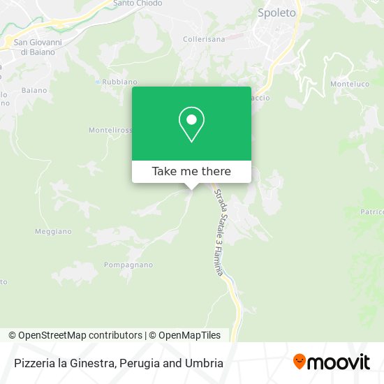 Pizzeria la Ginestra map