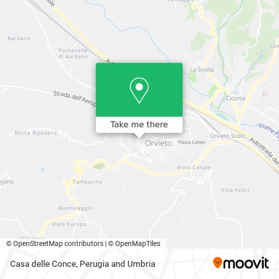 Casa delle Conce map