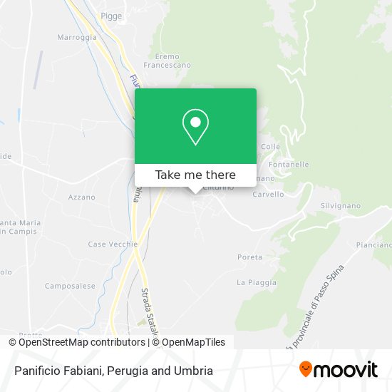 Panificio Fabiani map
