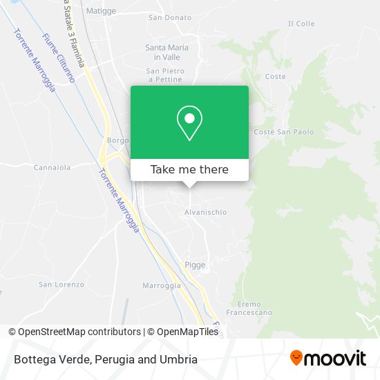 Bottega Verde map