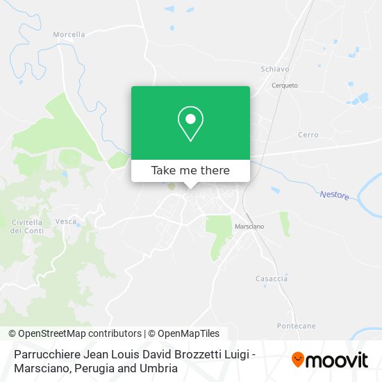 Parrucchiere Jean Louis David Brozzetti Luigi - Marsciano map