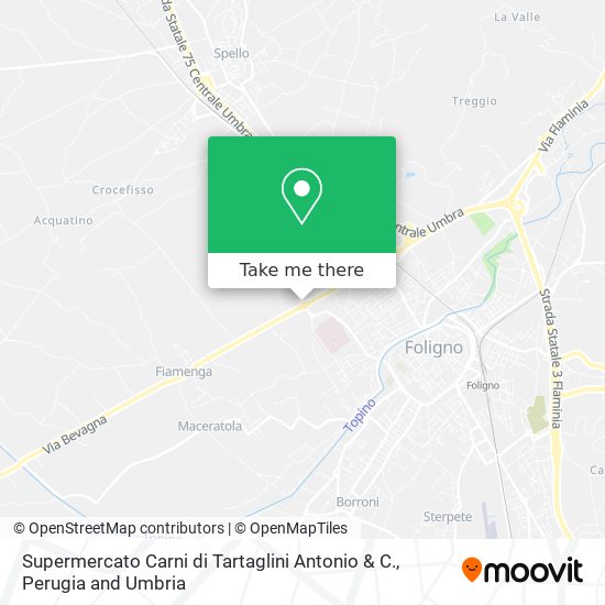 Supermercato Carni di Tartaglini Antonio & C. map