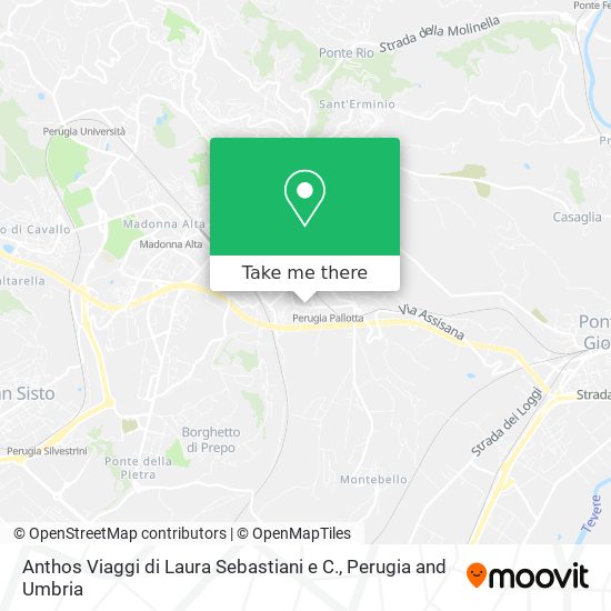 Anthos Viaggi di Laura Sebastiani e C. map