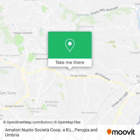 Amatori Nuoto Società Coop. a R.L. map