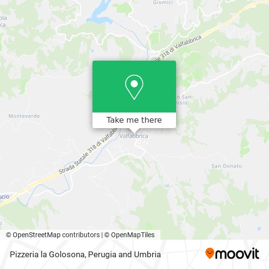 Pizzeria la Golosona map