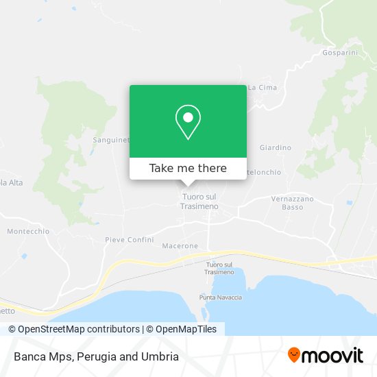 Banca Mps map