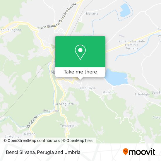 Benci Silvana map