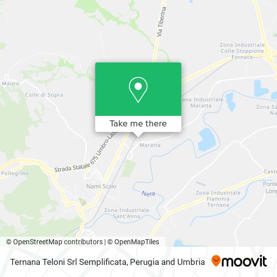 Ternana Teloni Srl Semplificata map