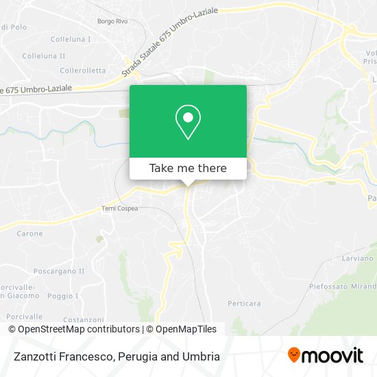 Zanzotti Francesco map