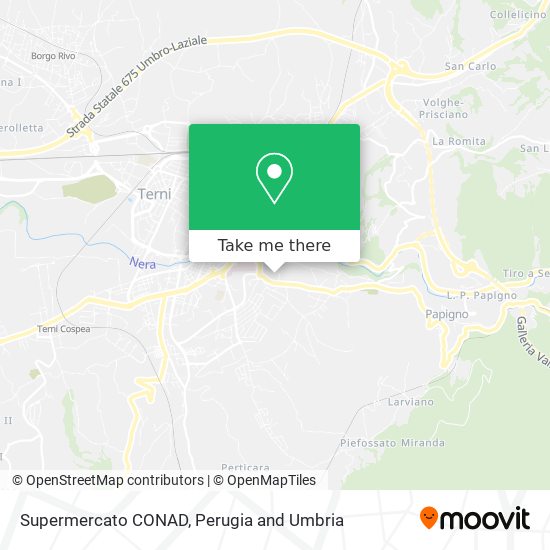 Supermercato CONAD map