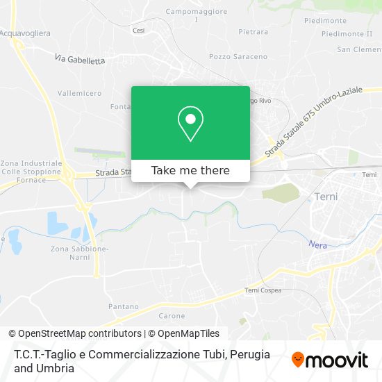 T.C.T.-Taglio e Commercializzazione Tubi map