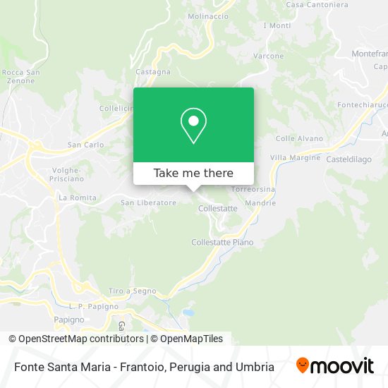 Fonte Santa Maria - Frantoio map