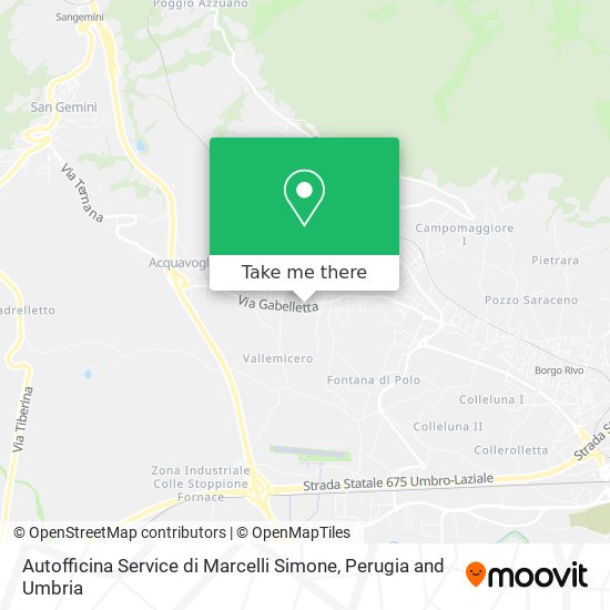 Autofficina Service di Marcelli Simone map