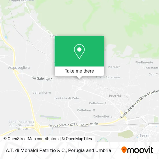 A.T. di Monaldi Patrizio & C. map