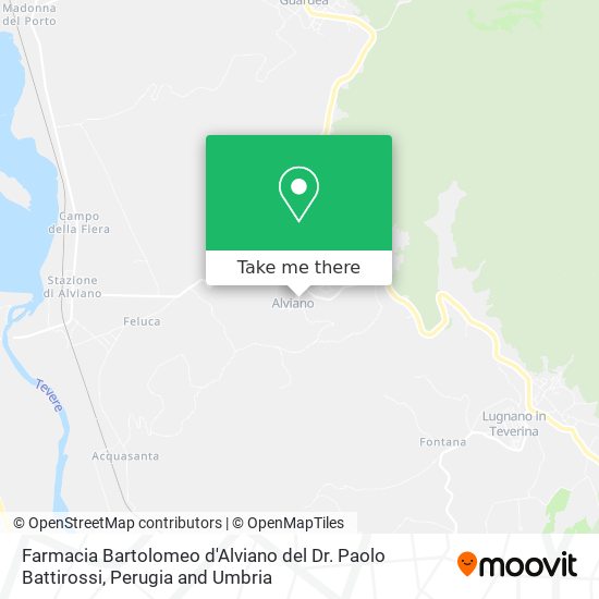 Farmacia Bartolomeo d'Alviano del Dr. Paolo Battirossi map