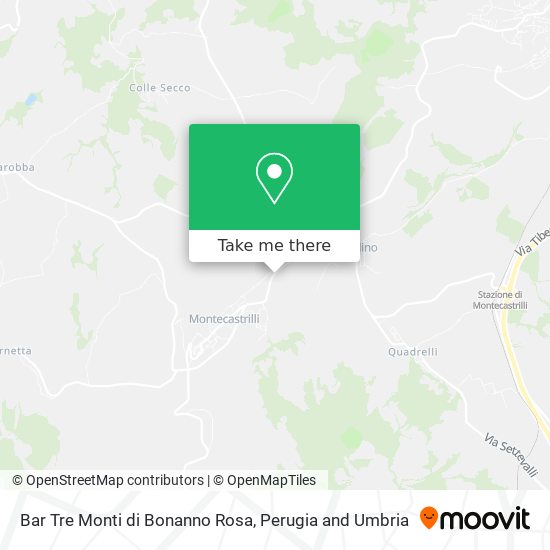 Bar Tre Monti di Bonanno Rosa map