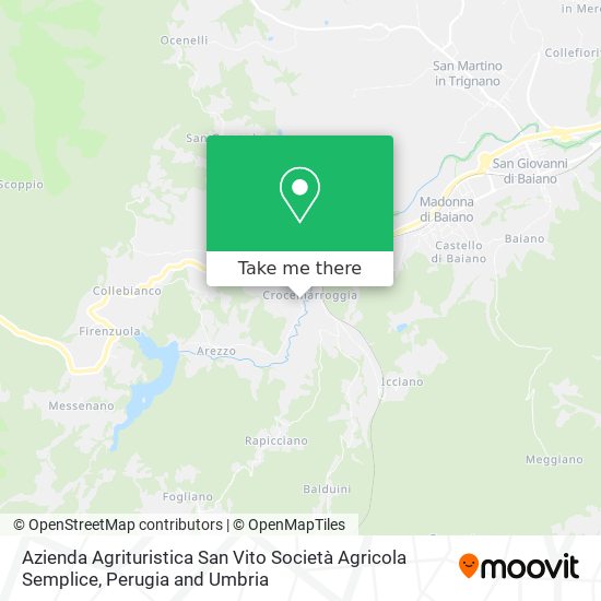 Azienda Agrituristica San Vito Società Agricola Semplice map