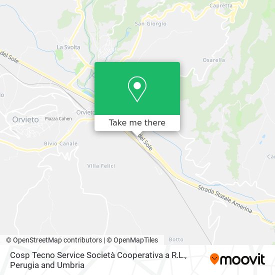 Cosp Tecno Service Società Cooperativa a R.L. map