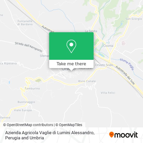 Azienda Agricola Vaglie di Lumini Alessandro map