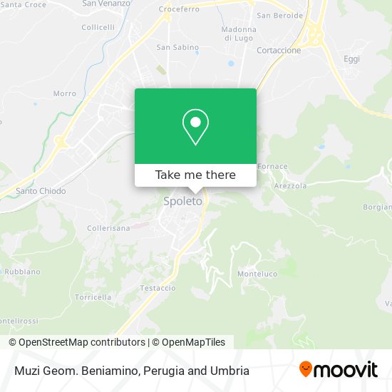 Muzi Geom. Beniamino map