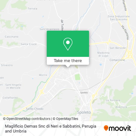 Maglificio Demas Snc di Neri e Sabbatini map