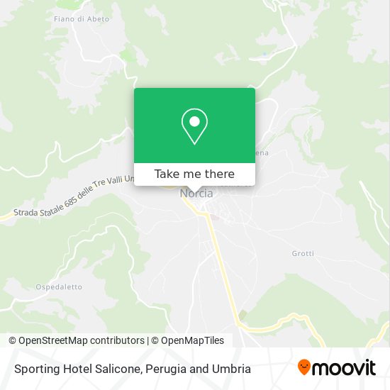 Sporting Hotel Salicone map