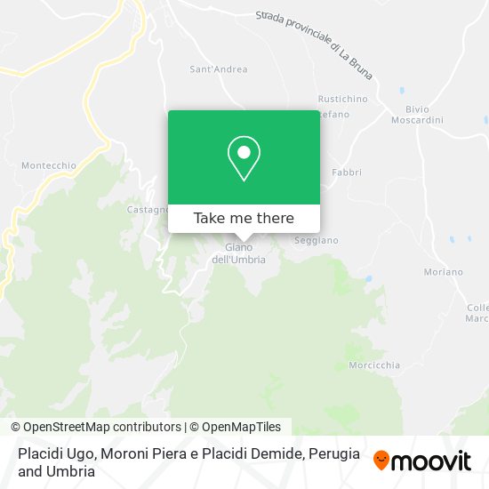 Placidi Ugo, Moroni Piera e Placidi Demide map