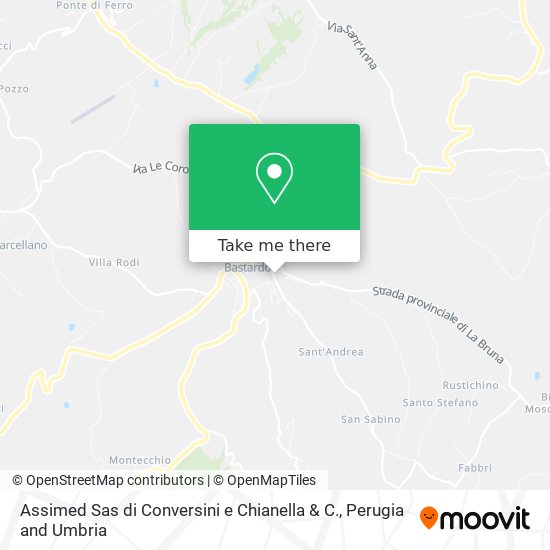 Assimed Sas di Conversini e Chianella & C. map