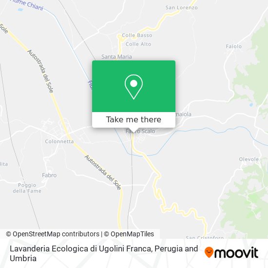 Lavanderia Ecologica di Ugolini Franca map