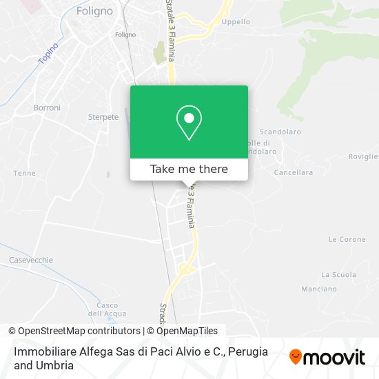 Immobiliare Alfega Sas di Paci Alvio e C. map